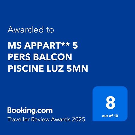 Ms Appart** 5 Pers Balcon Piscine Luz 5Mn Лю-Сен-Совер Екстер'єр фото